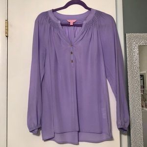 Lilly Pulitzer Elsa Top in Lilac Verbena